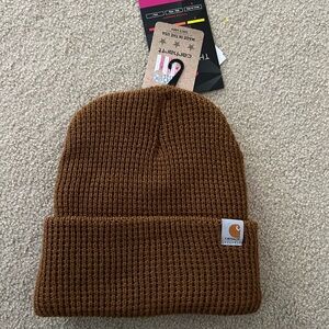 NWT Carhartt Thinsulate Brown Knit Beanie Hat